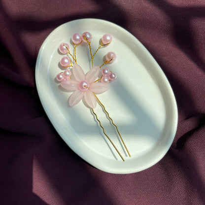 Frosted Flower Pearl Styling Accessory