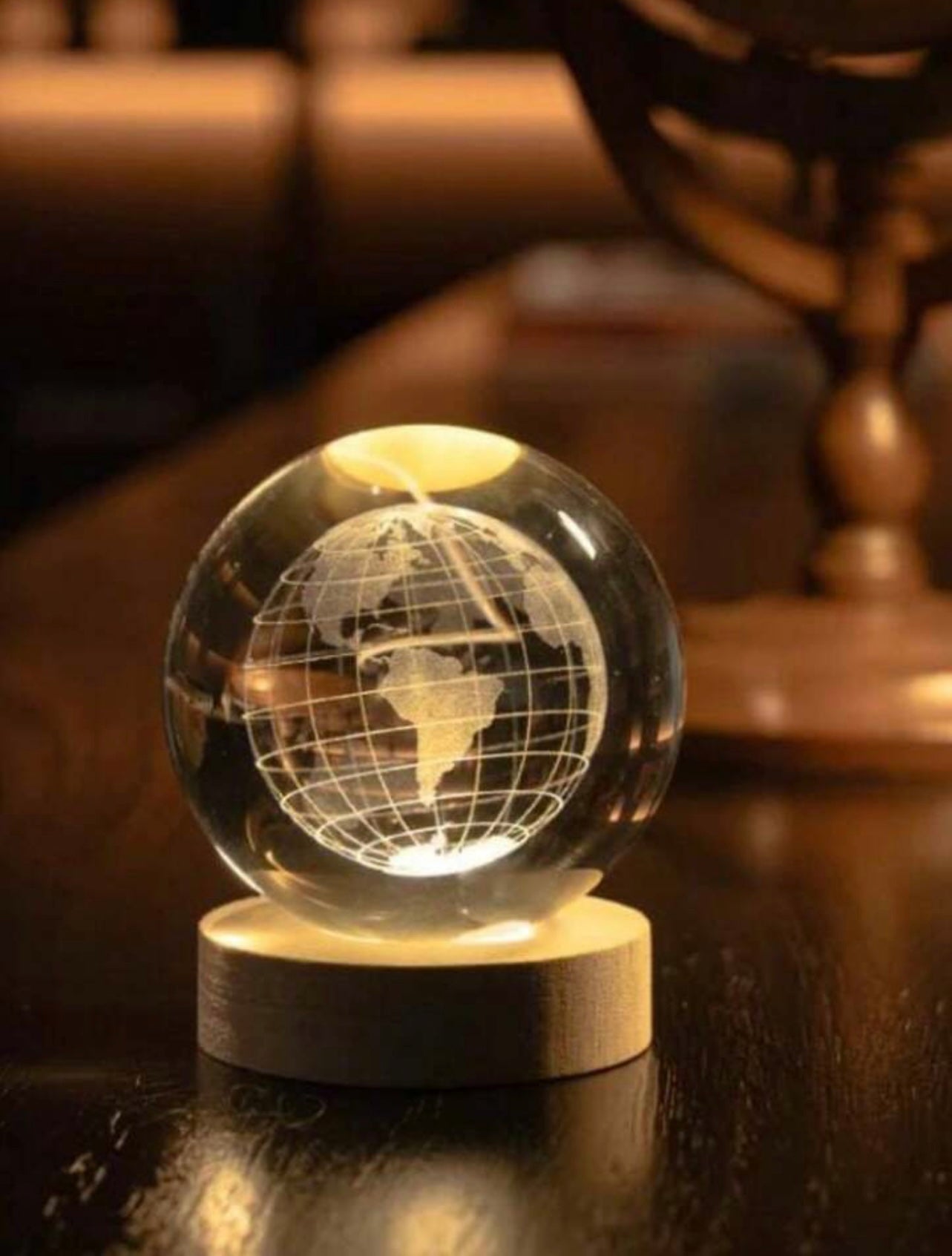 Galaxy Crystal Ball 🔮 Night Lamp🔥