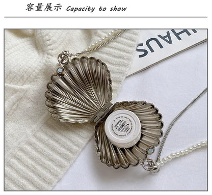 Mini Metallic Seashell Bag (with advance payment only)