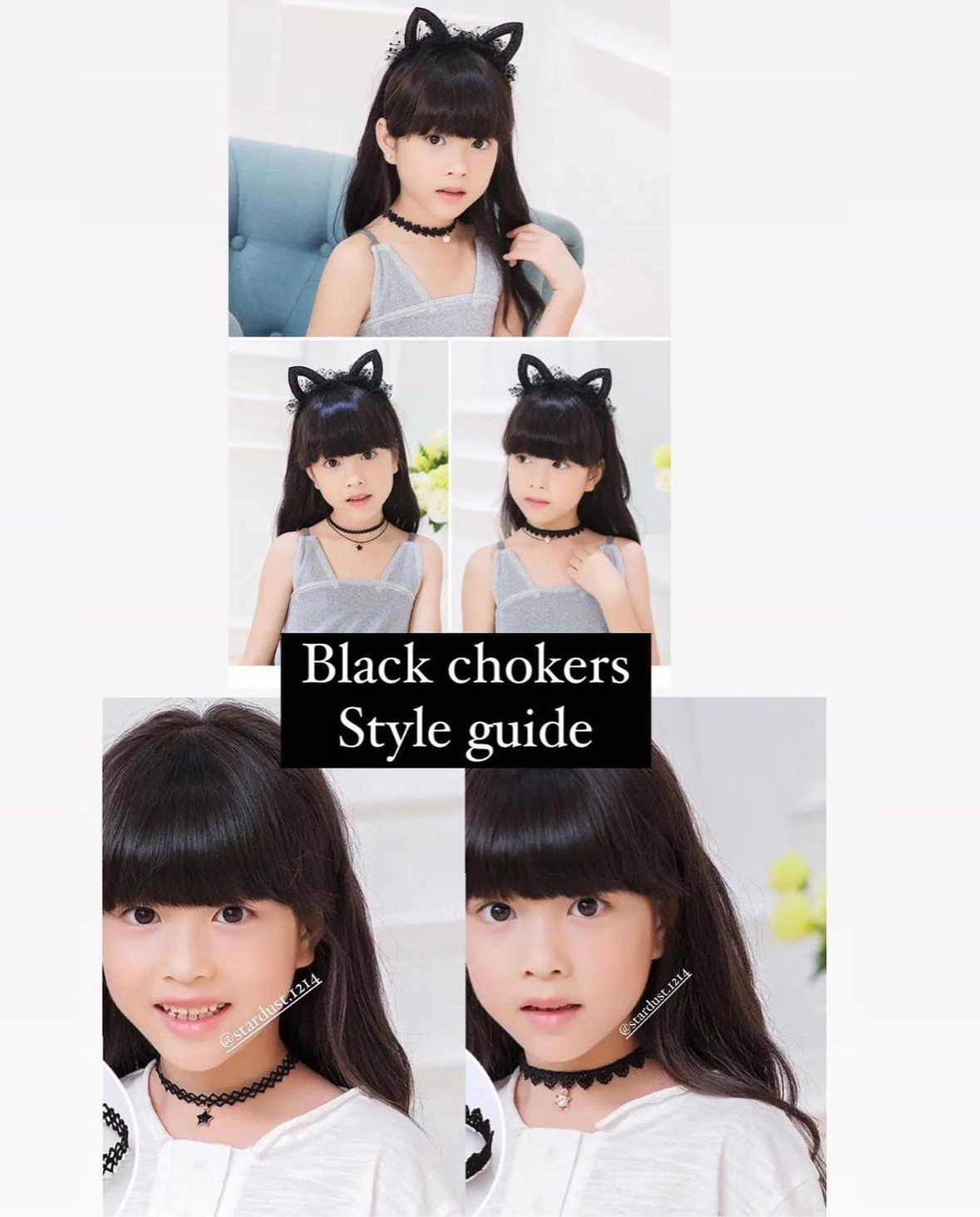 Black Chokers for kids