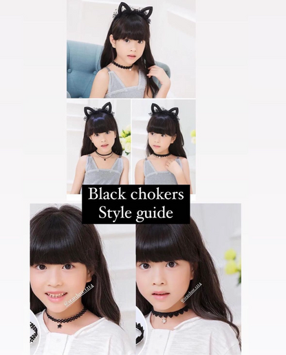 Black Chokers for kids