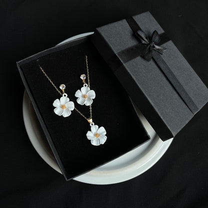 Kids Necklace and Earstuds Set🔥