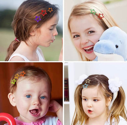 Enamel Star Snapclips Random Colours Pack🔥