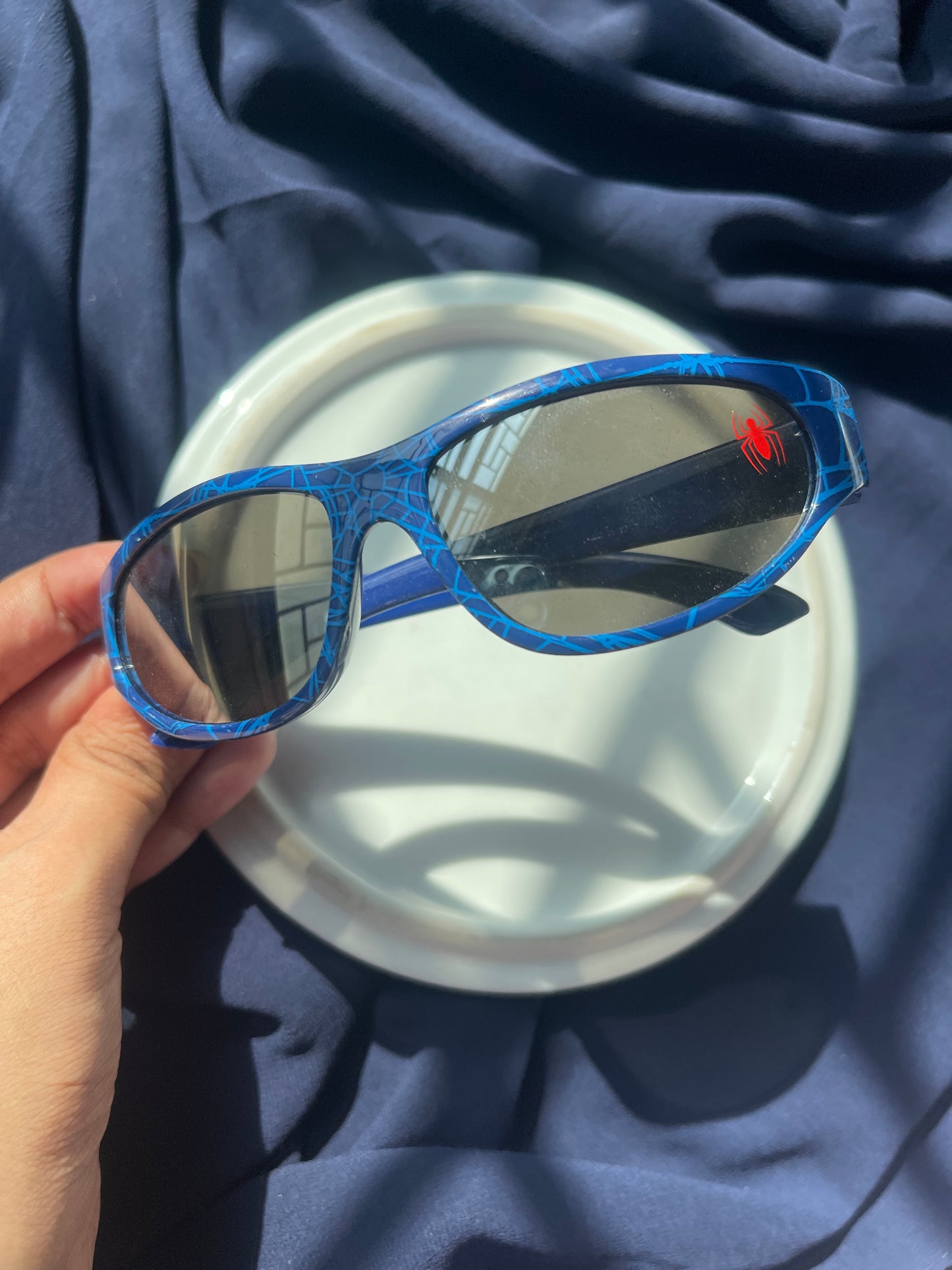 Blue Spiderman sunnies
