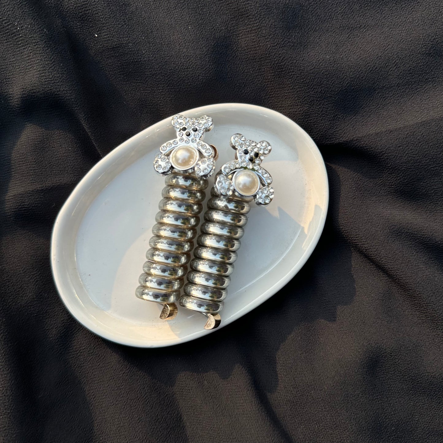 Rhinestone Teddy Bear 🧸 Styling Springs🔥