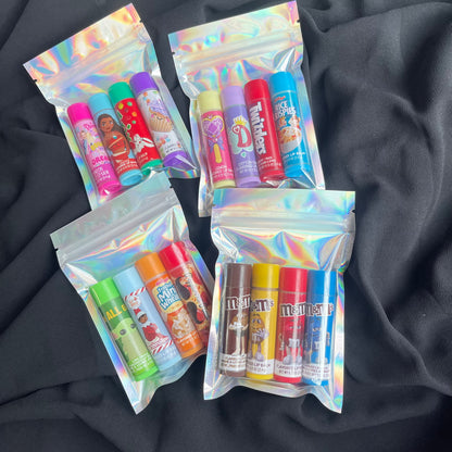 Pack of 4 Random Imported Flavoured Kids Lipbalms🔥