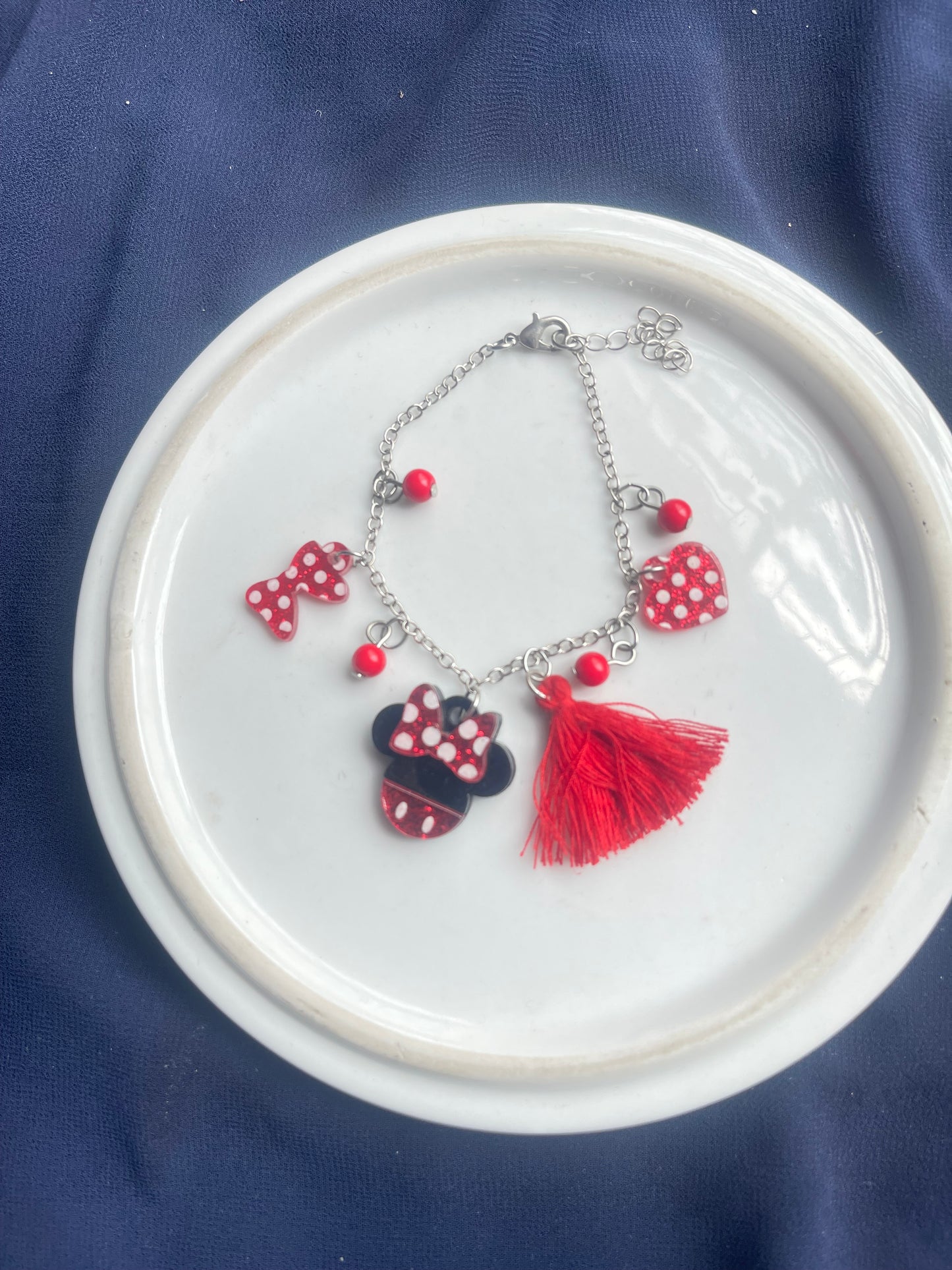 Minnie Mouse charm bracelet