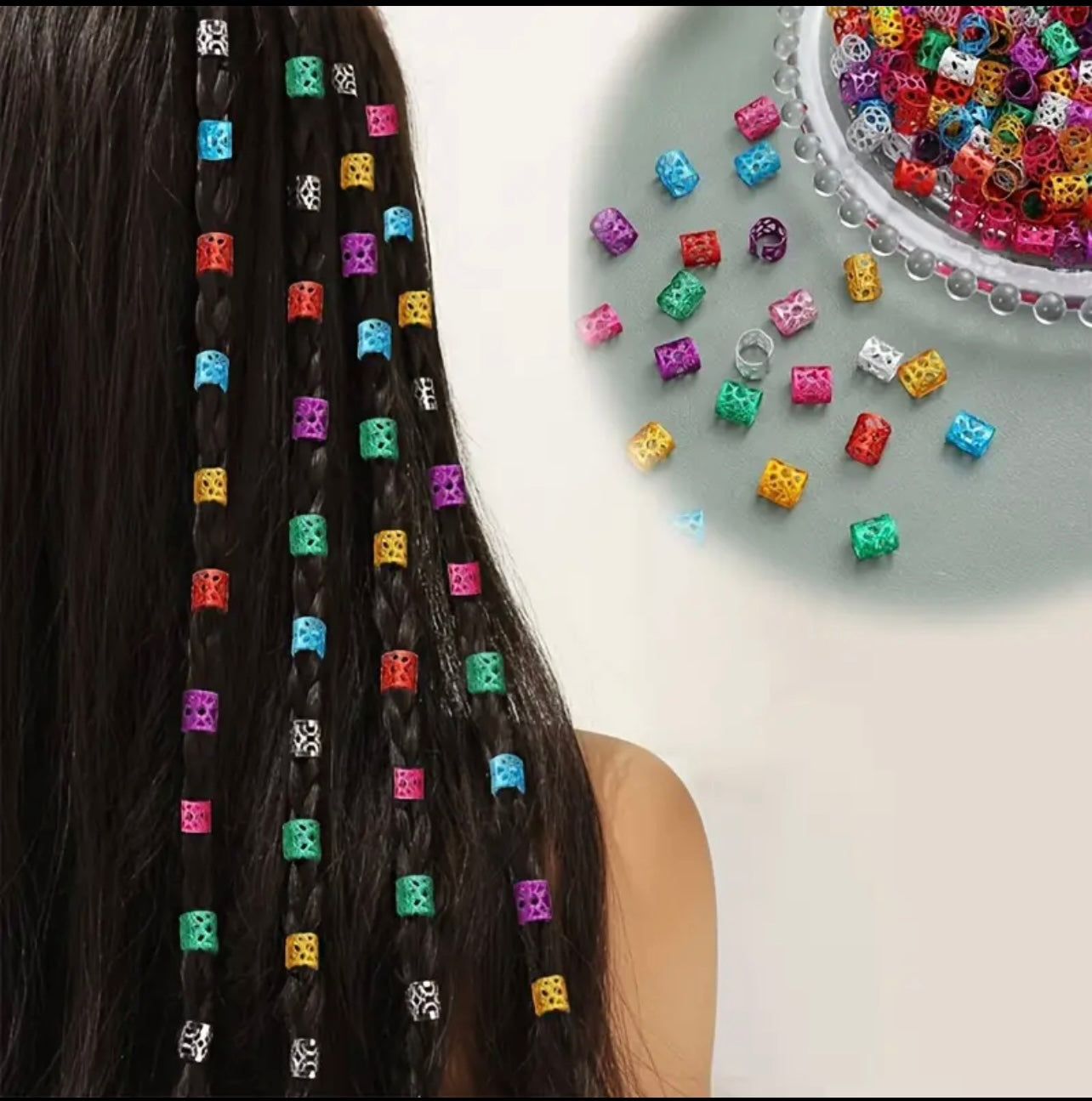 Hollow Styling Hair Rings Pack🔥