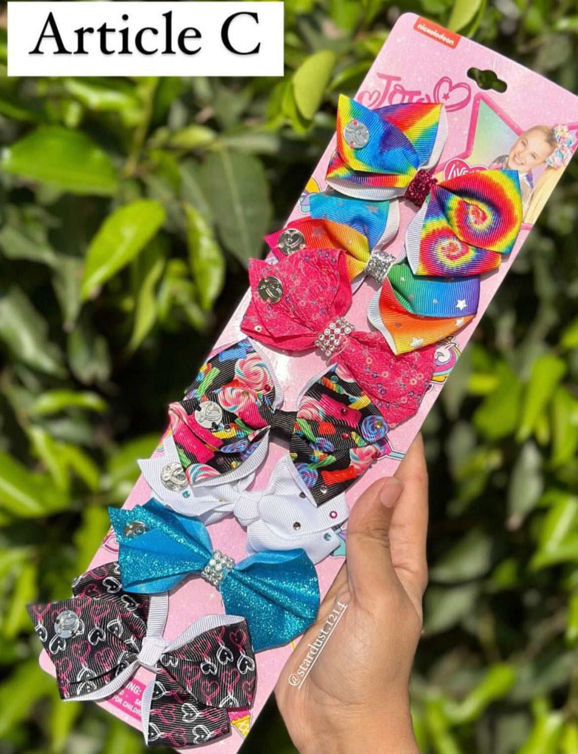 Jojo Siwa Pack of 7 Weekly Bows