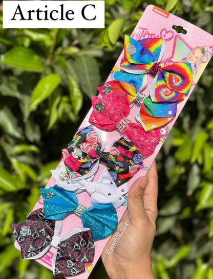 Jojo Siwa Pack of 7 Weekly Bows