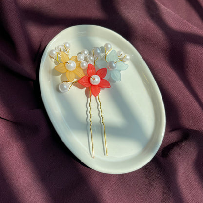 Frosted Flower Pearl Styling Accessory