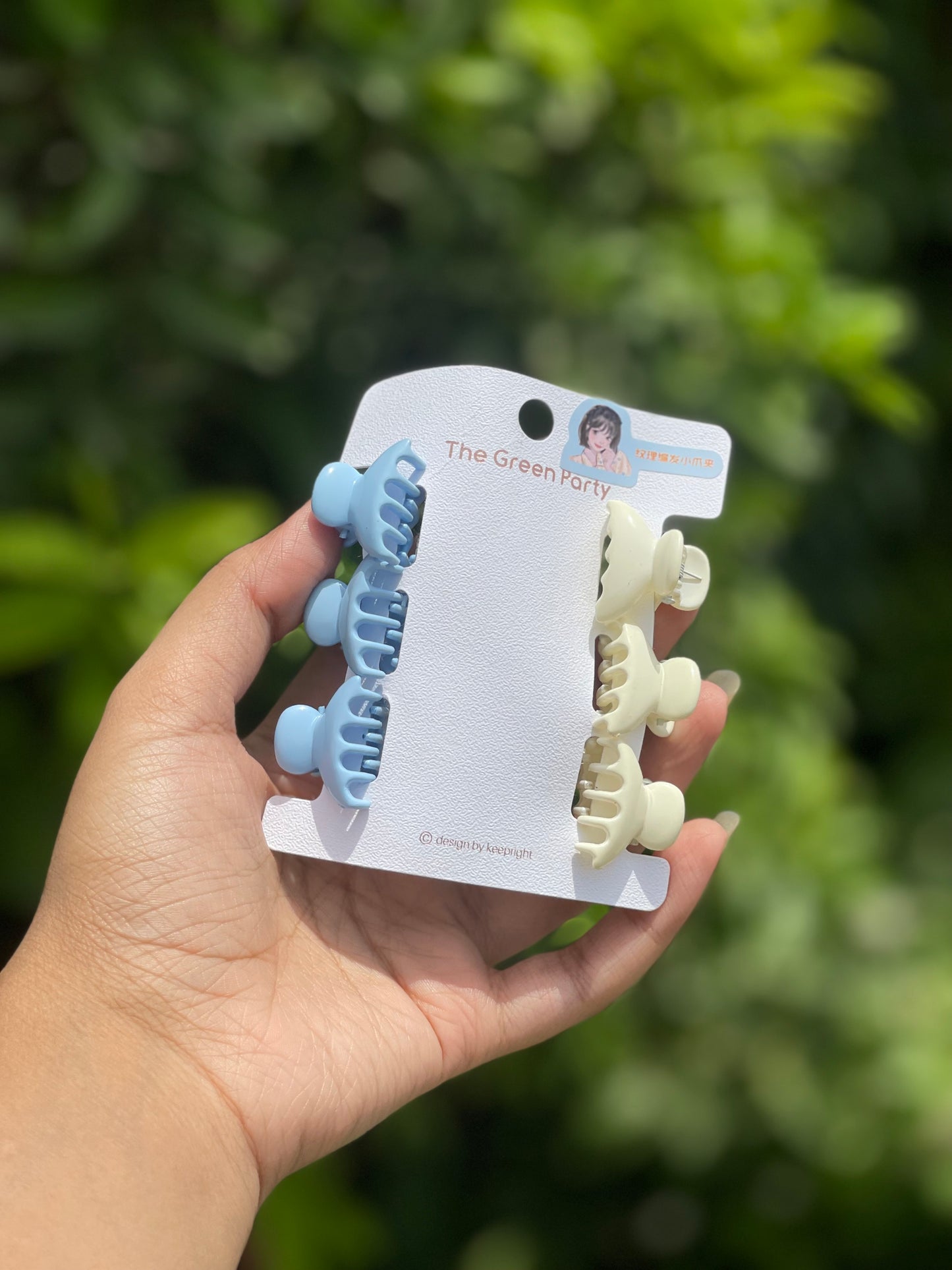 Blue n cream claws pack