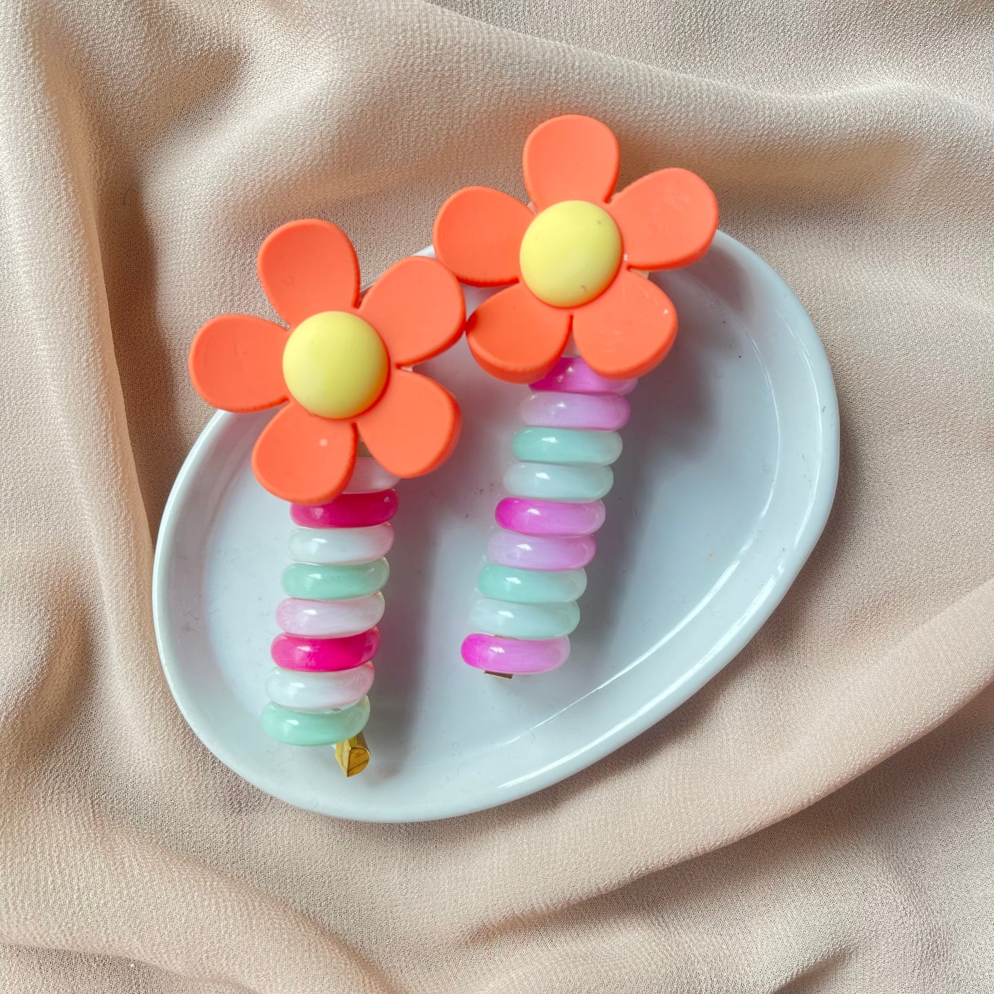 Flower Spring Bubble Tie Pairs🔥