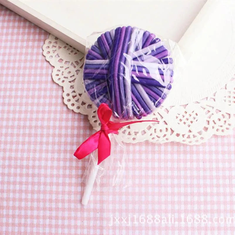 Lollipop Candy Hairties Set