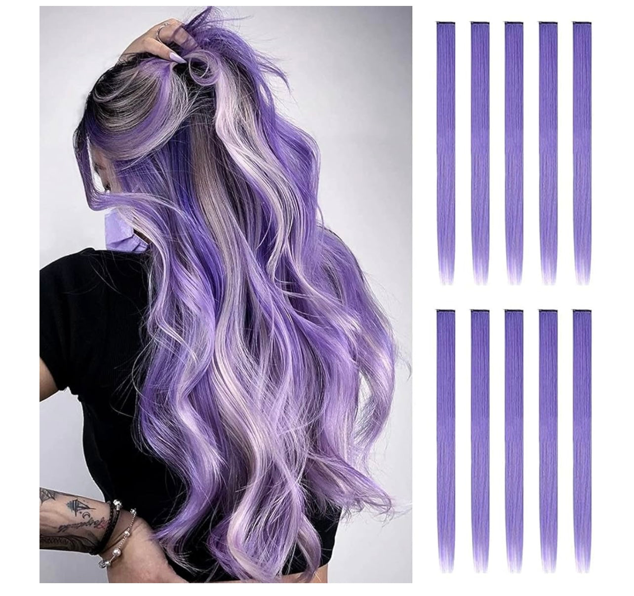 Hair Extension Clipins (1pc)