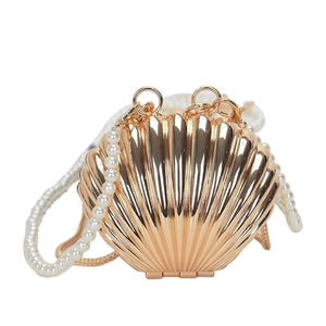Mini Metallic Seashell Bag (with advance payment only)