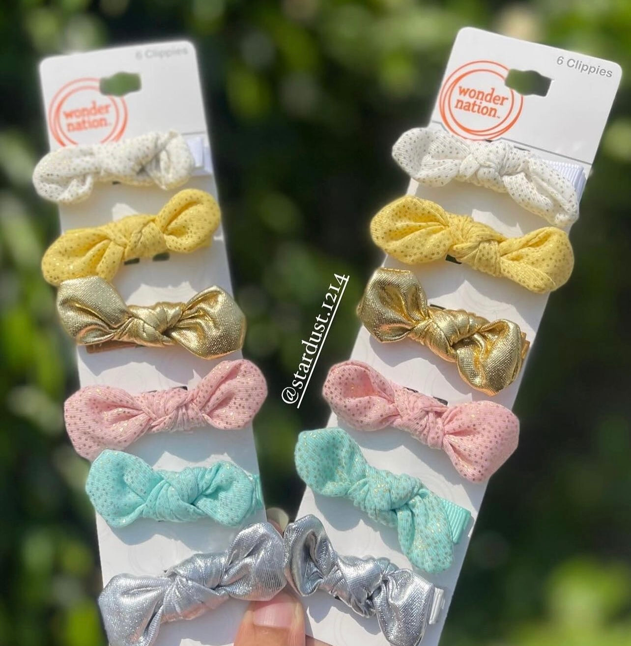 Wondernation Pack of 6 Mini Bows