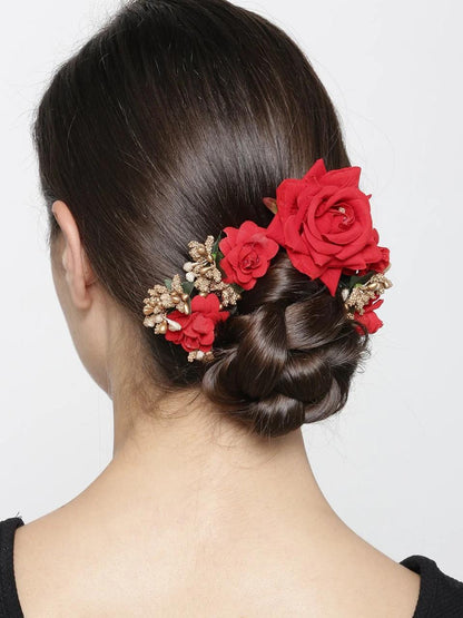 Red Rose Headpiece