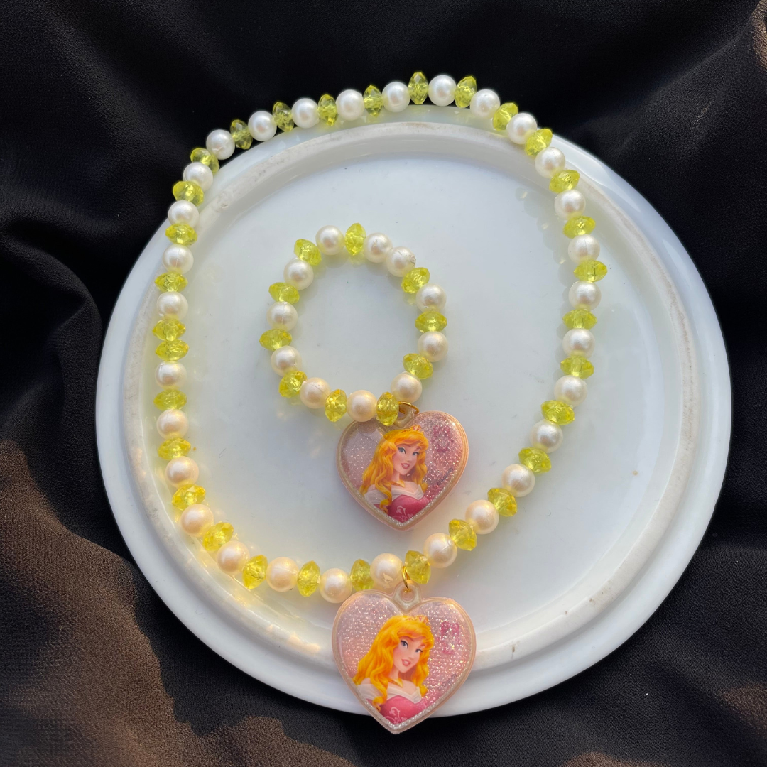 Princess Aurora Necklace and Bracelet Set🔥