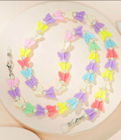 Funky Butterfly Glasses Chain