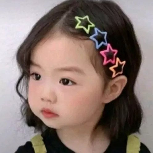 Enamel Star Snapclips Random Colours Pack🔥