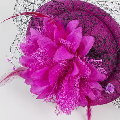 Fuchsia Pink Fascinator Hat