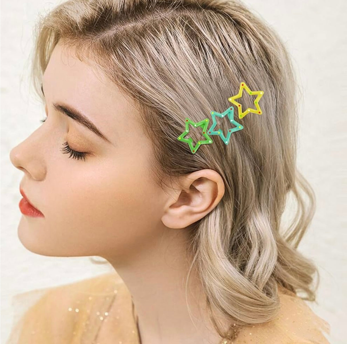 Enamel Star Snapclips Random Colours Pack🔥