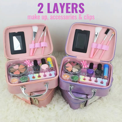 Glittered Mermaid Makeup Briefcase🔥