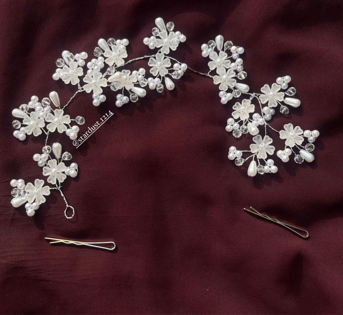 Flower Bunch Styling Headpiece