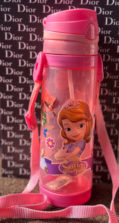 SOPHIA Plastic Water Bottle With Strap🔥