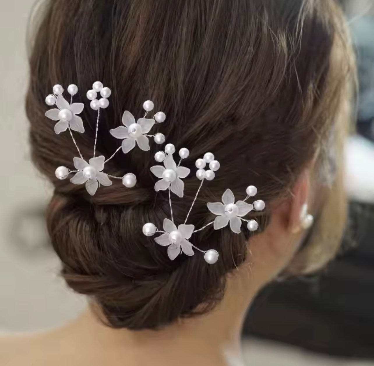 Frosted Flower Pearl Styling Accessory