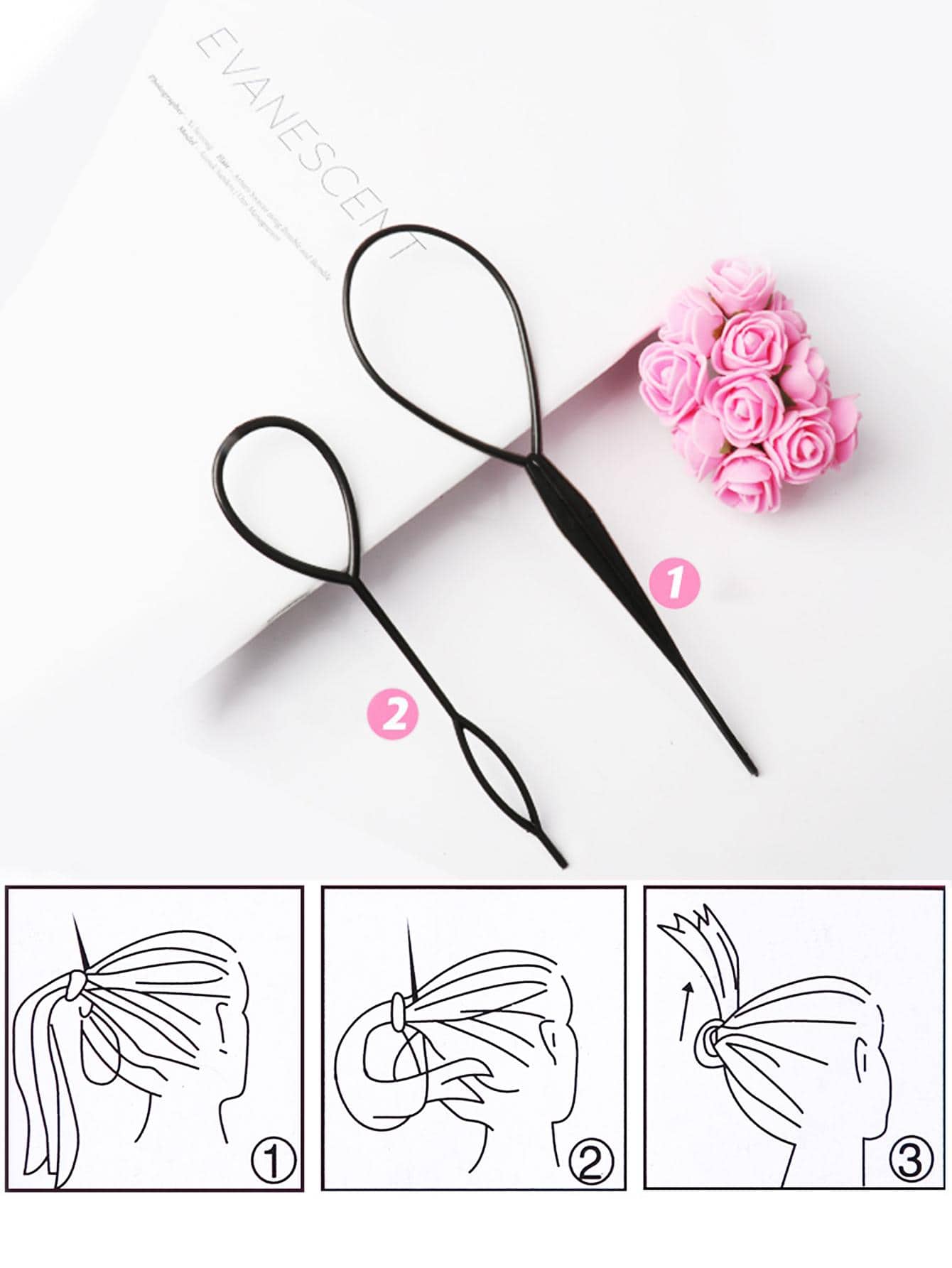 Loop Ponytail Creator pack of 2