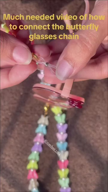 Funky Butterfly Glasses Chain